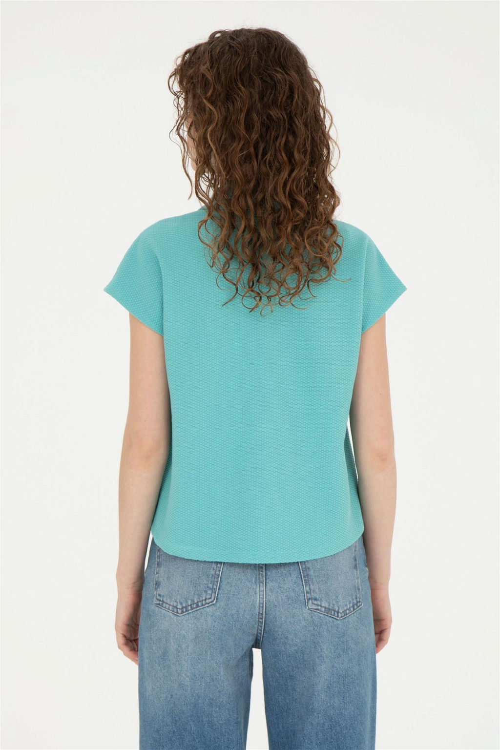 Женская мятная футболка - U.s. polo assn фото 5