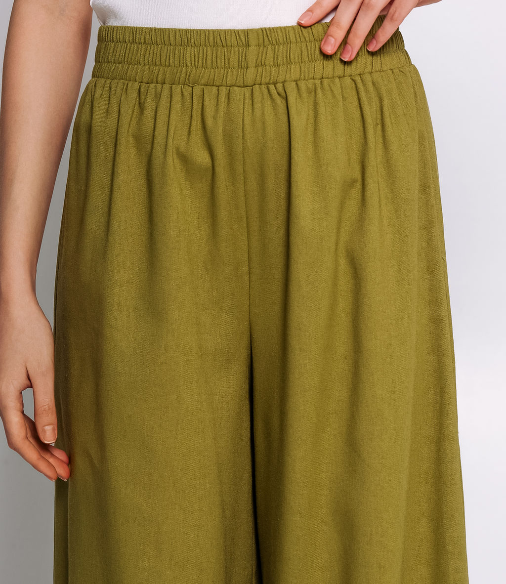 Брюки #ОКТ025005, оливковый