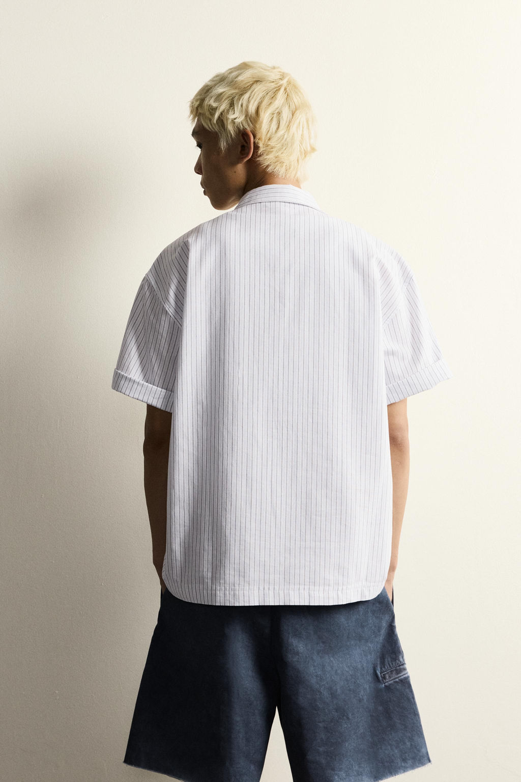 CAMISA POLO RELAXED FIT RAYAS BORDADO / rayas - Zara фото 3