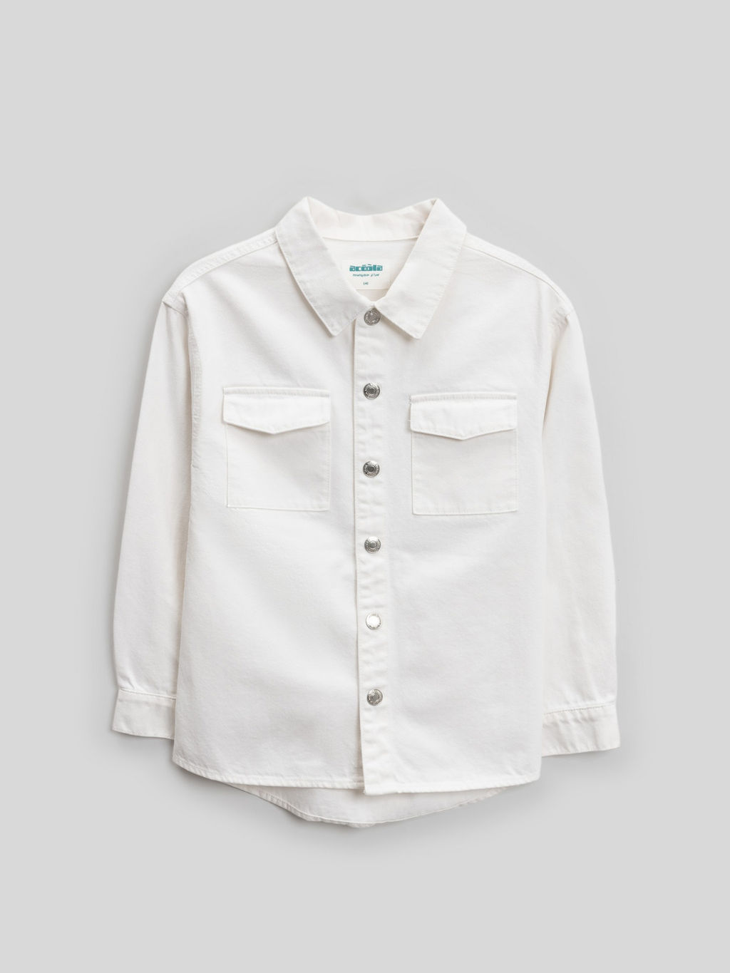 ACOOLA / Куртка джинсовая детская для девочек Rattata белый  фото 3