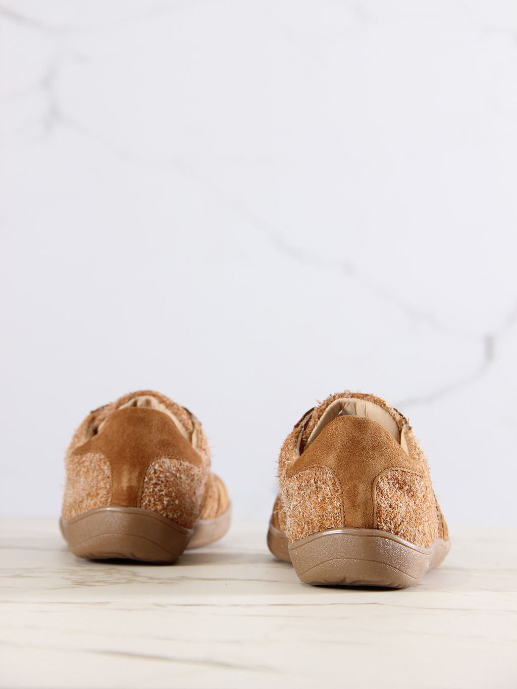 Кеды босоногие женские демисезонные 184.natabr.Джангл кемл+светло коричневая замша - Edart фото 10