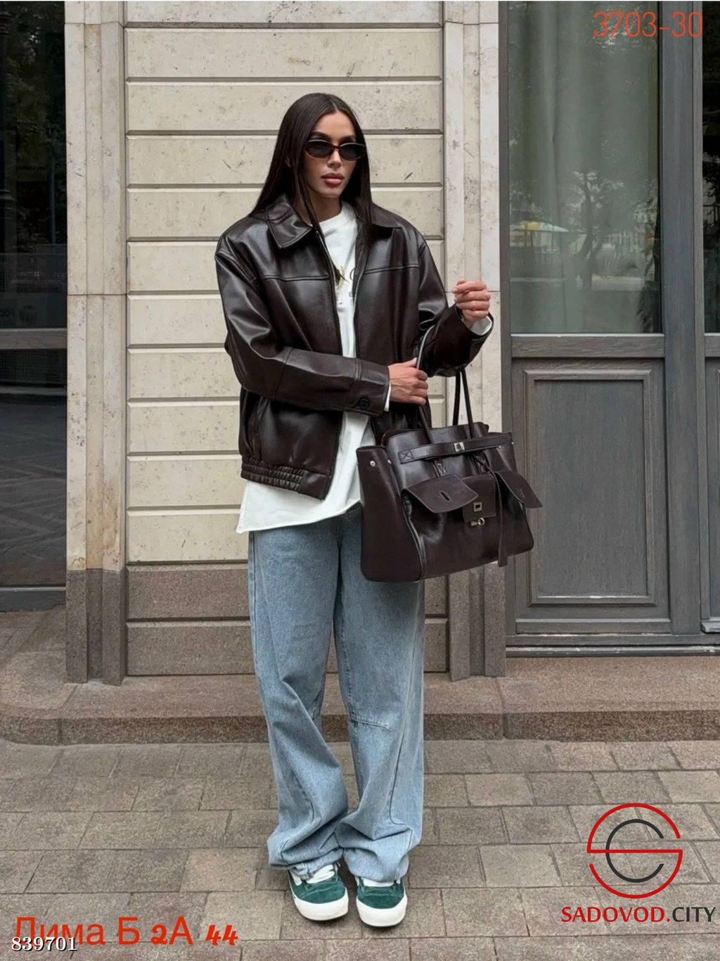 Кожаная куртка весенняя - Bruno фото 3