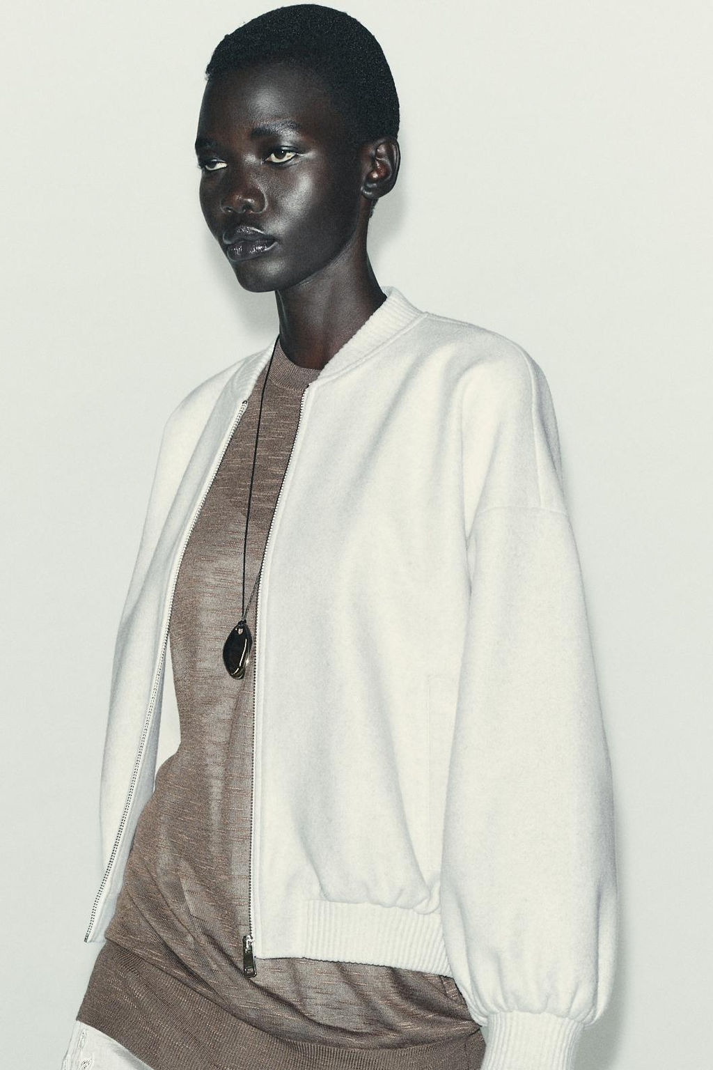 SOFT OVERSIZE BOMBER JACKET - Zara фото 4