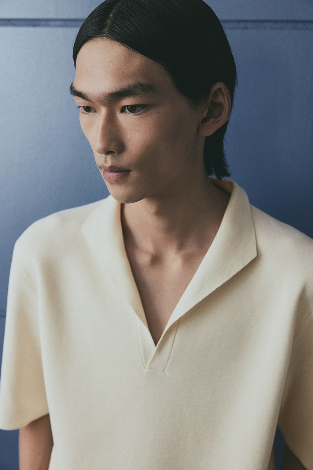 Regular Fit V-neck polo shirt - H&m фото 2