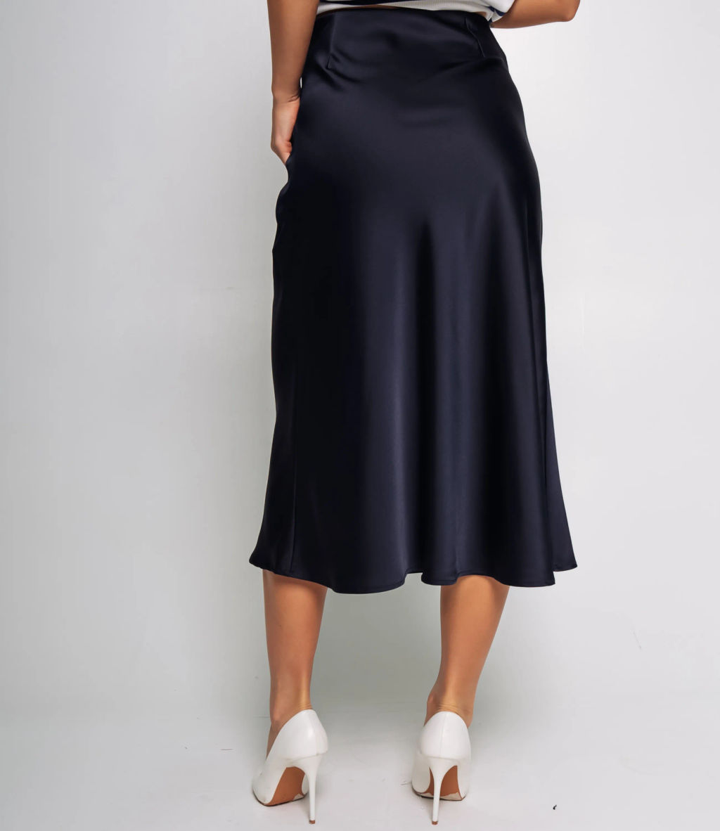 Юбка #КТ2103, иссиня-чёрный