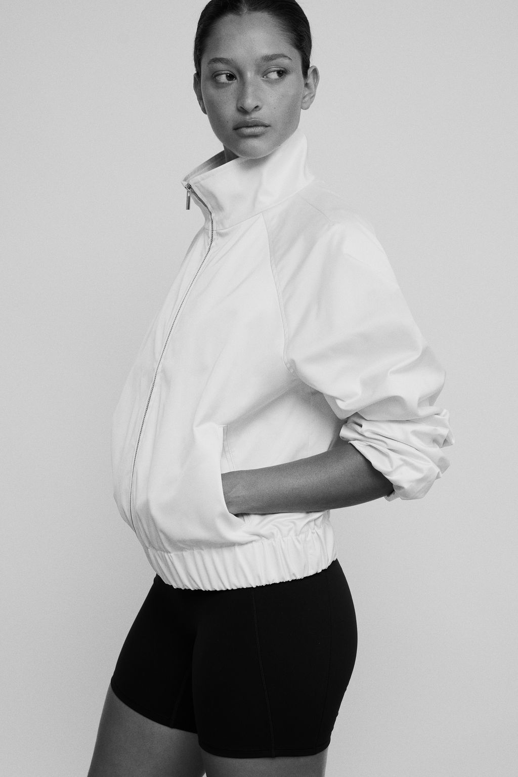 Chaqueta de sat?n con mangas globo - H&m фото 8