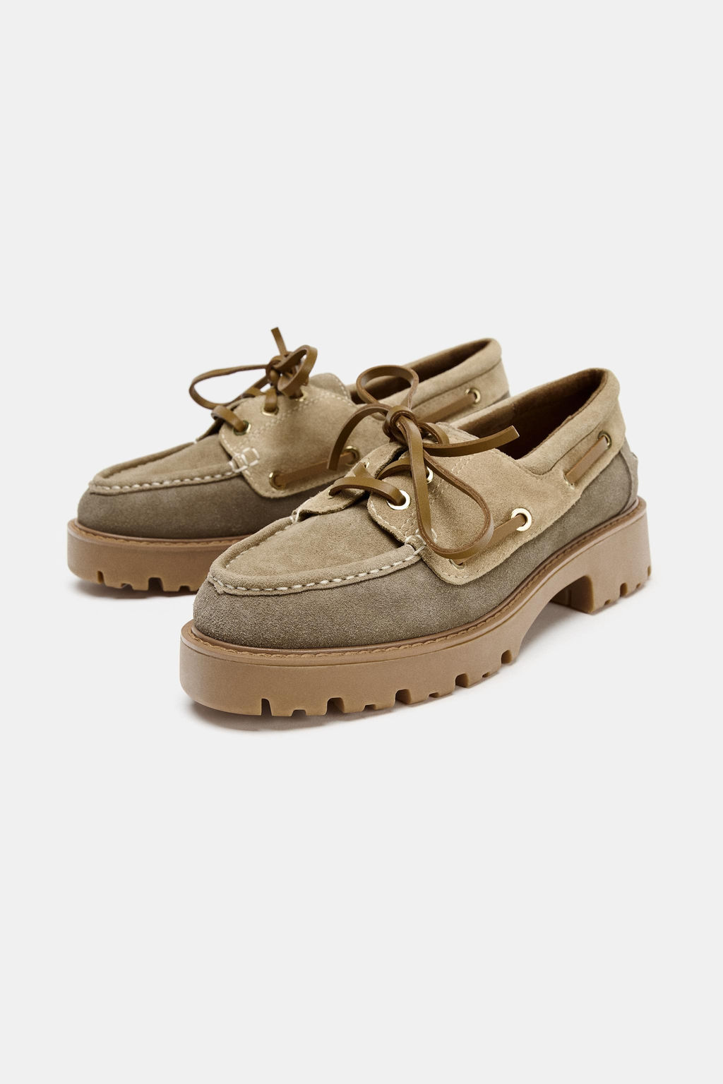PLATFORM DECK LOAFERS - Zara фото 4