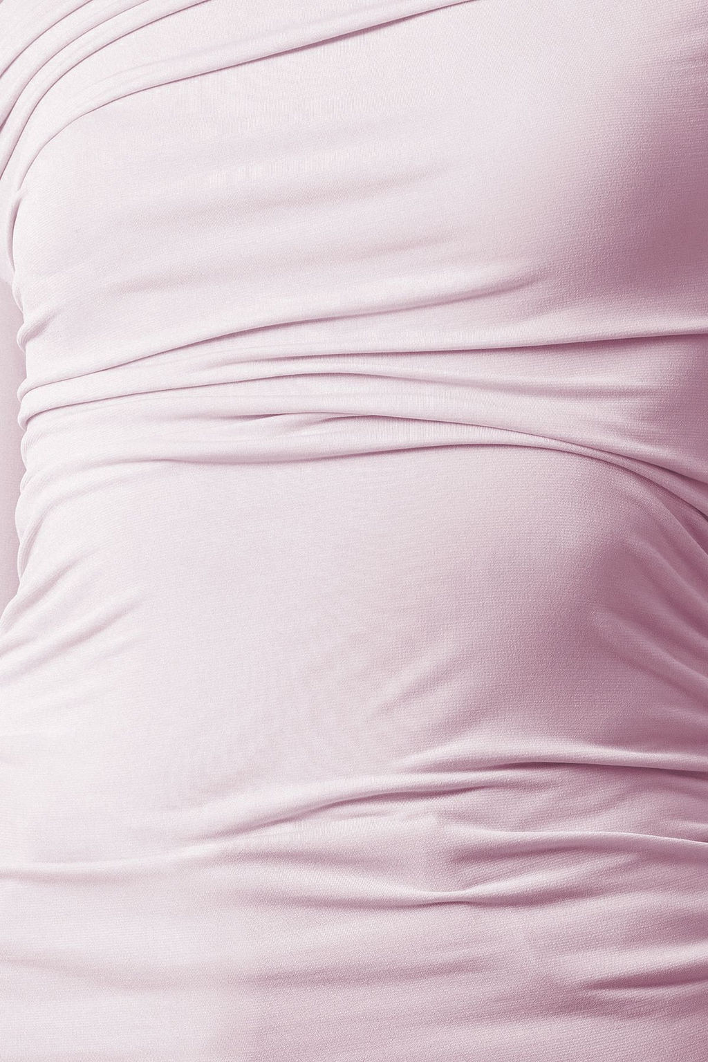 Pembe Buzgu/Drape Detayl? Fitted/Vucuda Oturan Uzun Kollu Esnek Orme Bluz TWOAW25BZ00248