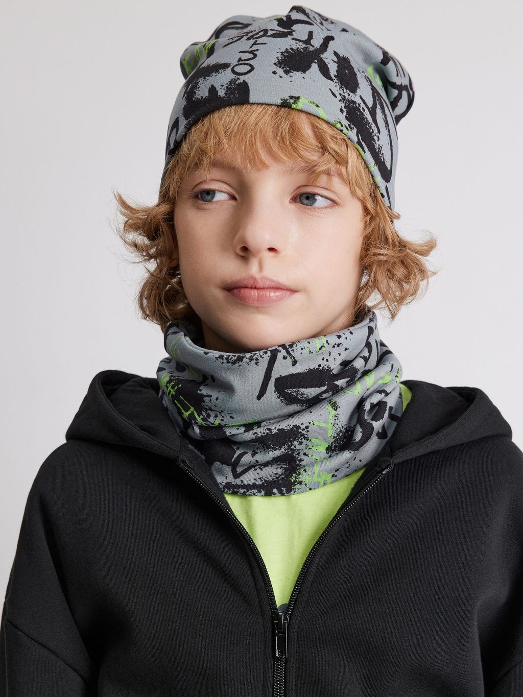 ACOOLA / Набор детский (шапка и шарф) Lampas разноцветный