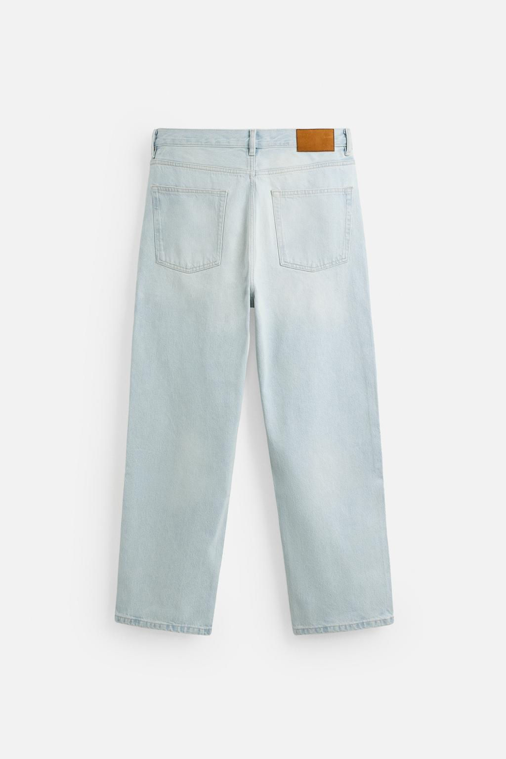 RELAXED STRAIGHT-LEG JEANS - Zara фото 12