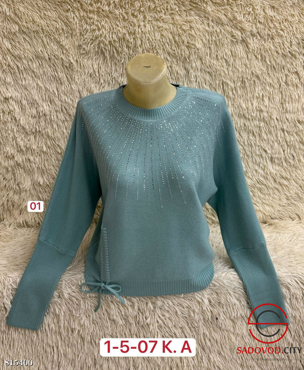 Свитер женский со стразами - Bruno фото 4