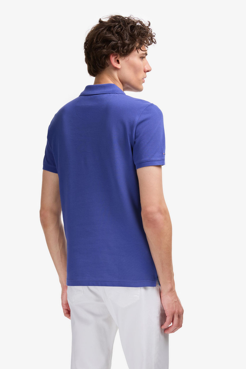 Erkek Slim Fit Polo Yaka Mavi Basic Ti__rt - U.s. polo assn фото 5