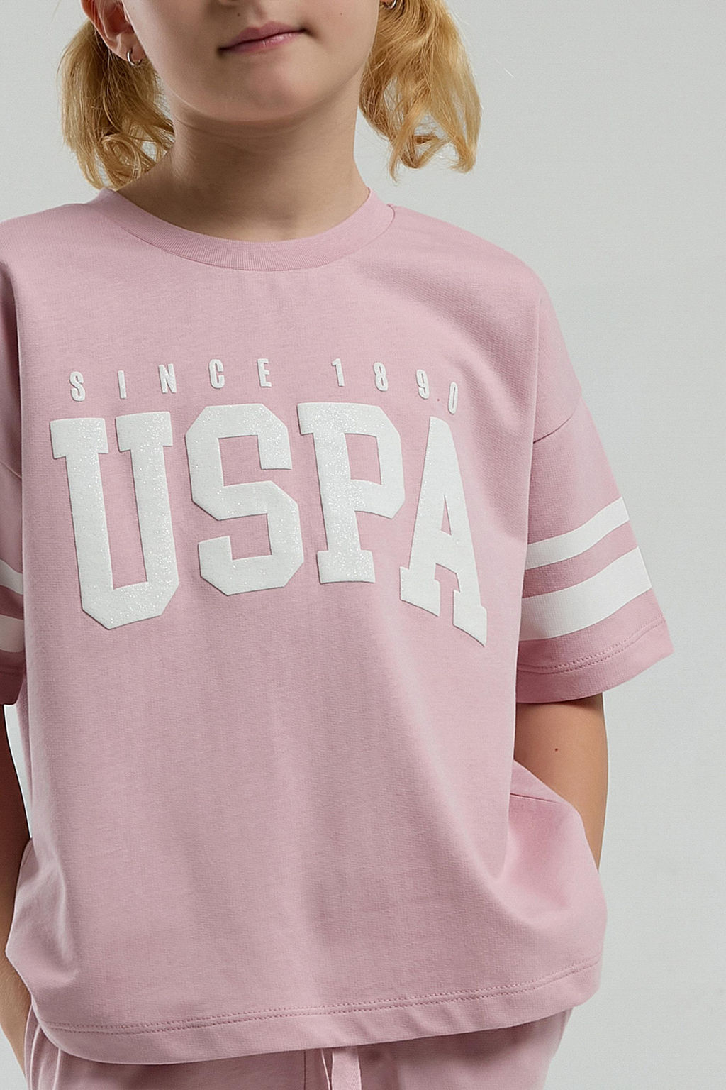 K_z _ocuk Pembe _ortlu Pijama Tak_m_ Sepette S_rpriz _ndirim - U.s. polo assn фото 3