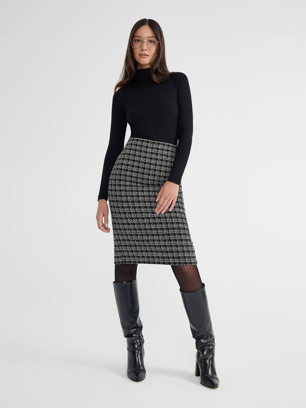 CONTE LU 2905 Юбка женская black - Conte elegant фото 2