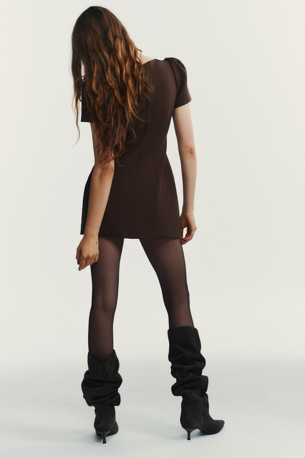 SHORT DRESS WITH PLEATS AND POCKETS - Zara фото 13