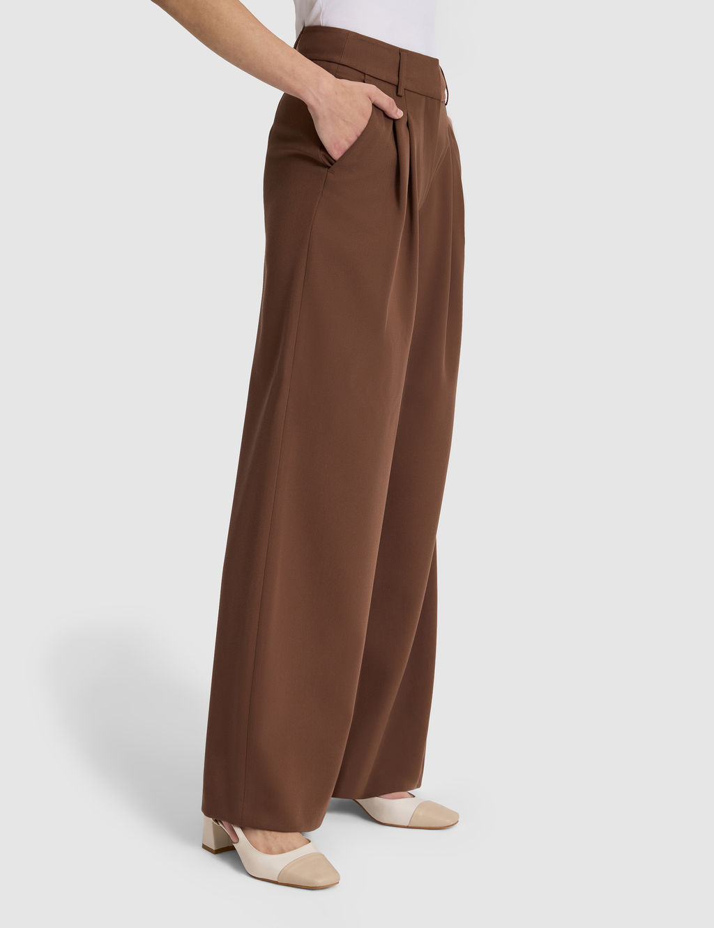 Kahverengi Kuma_ Pantolon