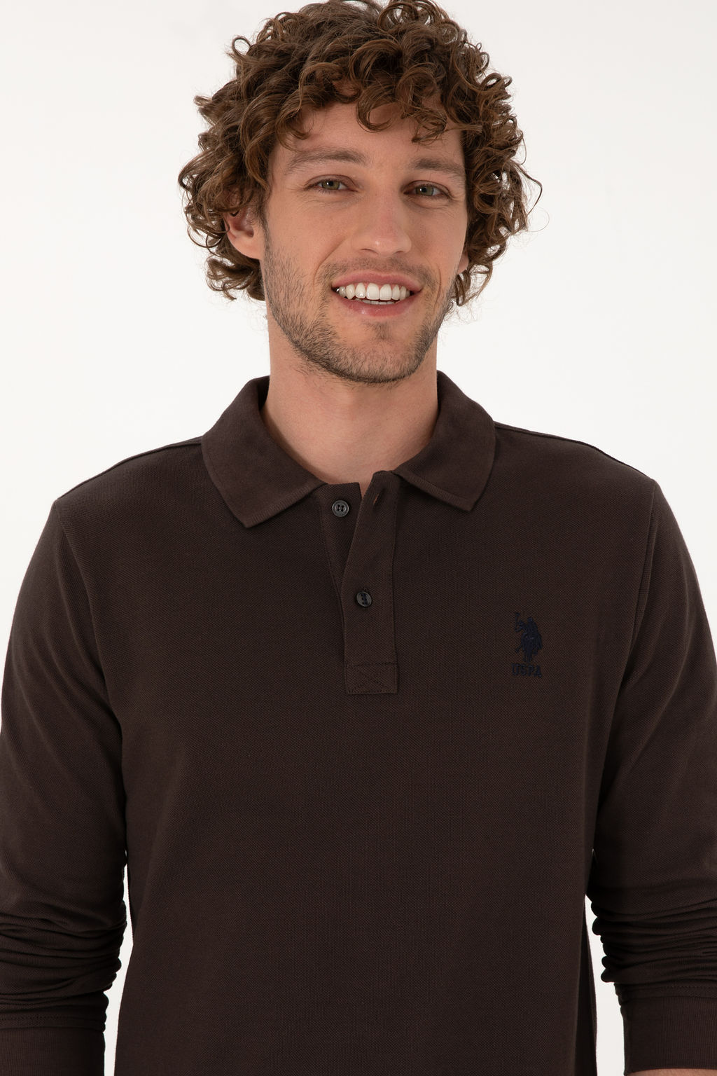 Erkek Koyu Kahverengi Basic Sweatshirt Sepette S_rpriz _ndirim - U.s. polo assn фото 9