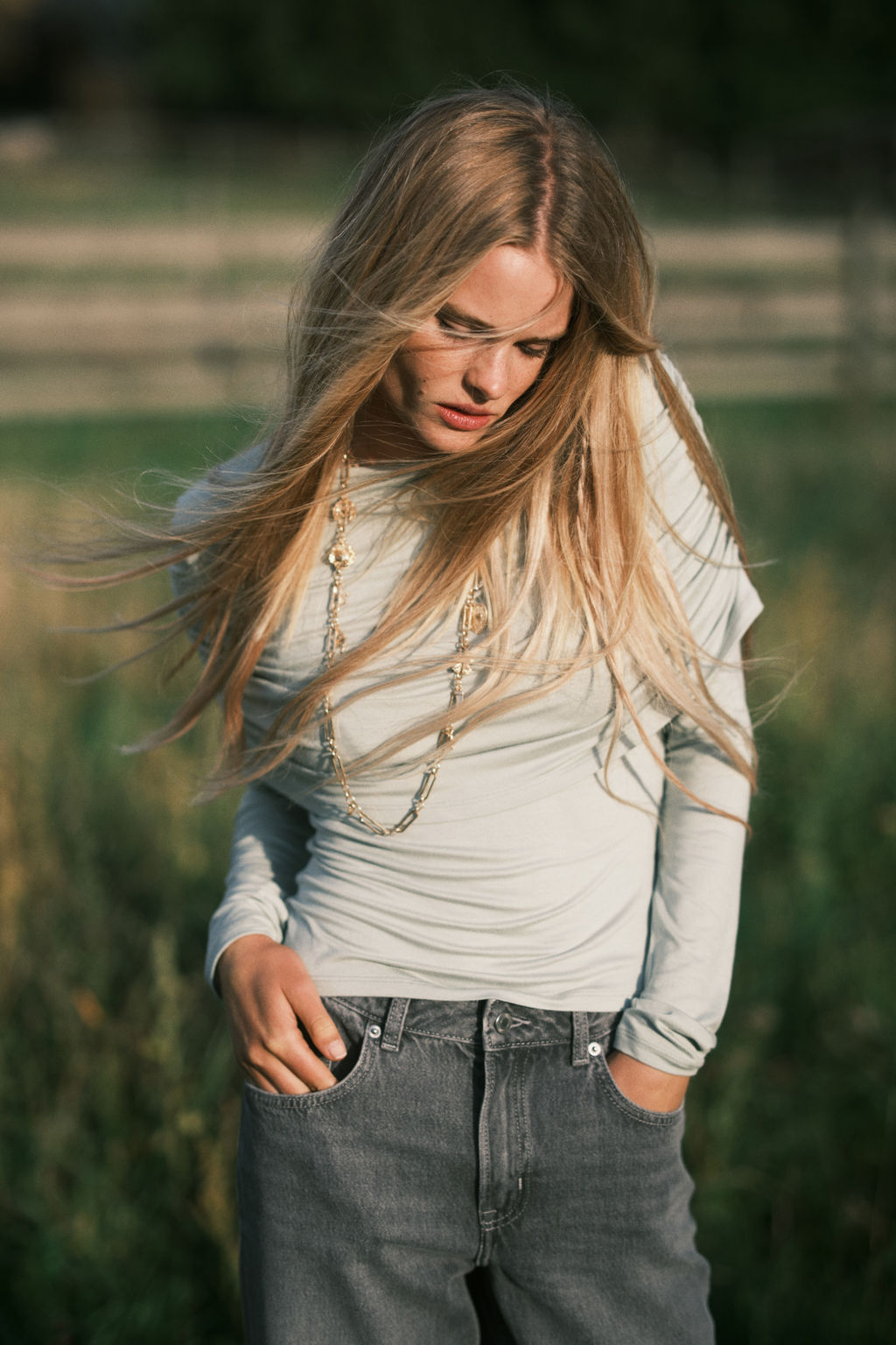 Top drapeado de punto - H&m фото 2
