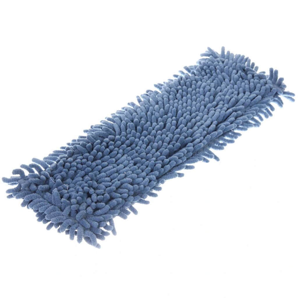 Сменная насадка для швабры из микрофибры Селфи 40см (100 гр) букли синяя
