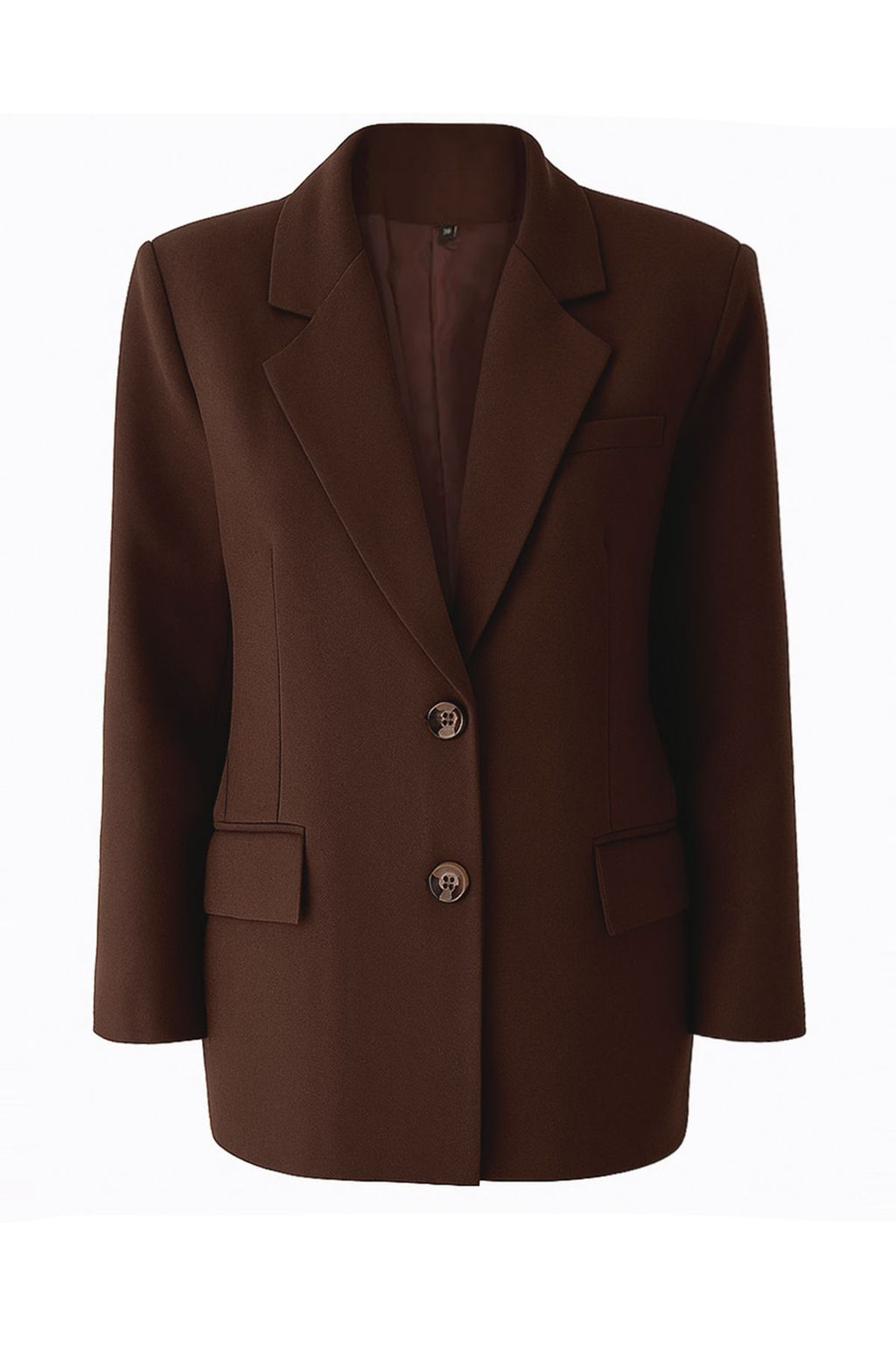 Wardrobe Essentials Kahverengi Kase Dokuma Ozel Koleksiyon Rahat Kal?p Blazer Ceket | TWOAW26BC00005