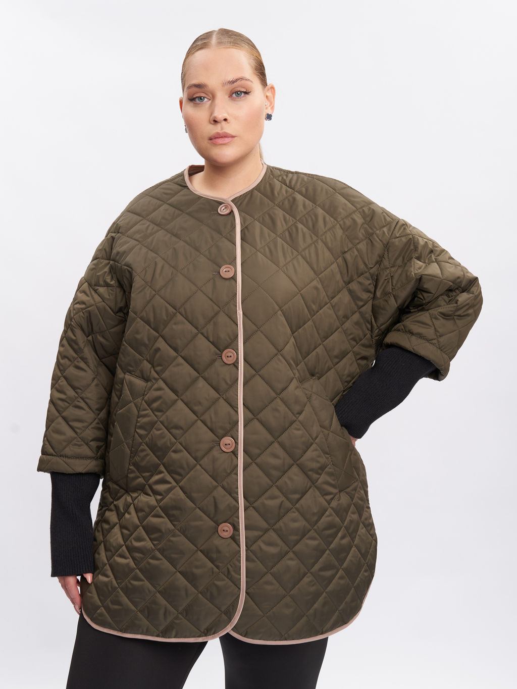 Куртка стеганая KR14133GRN30