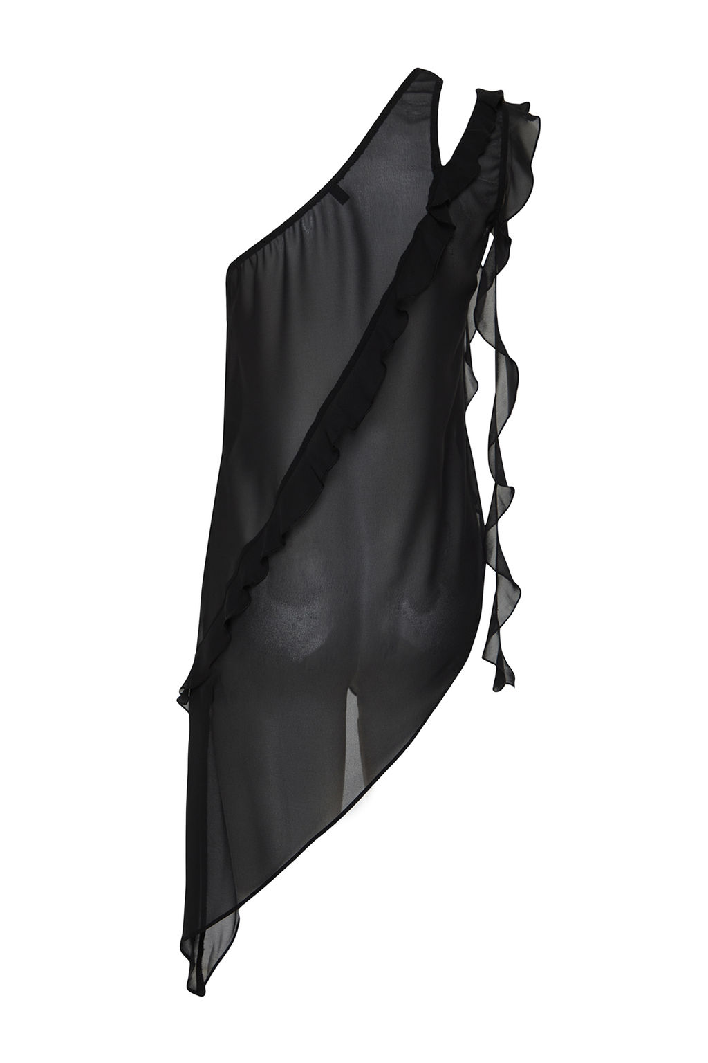 Siyah F?rf?rl? Dokuma Bluz TPRSS24BZ00022 - Trendyolmilla фото 9