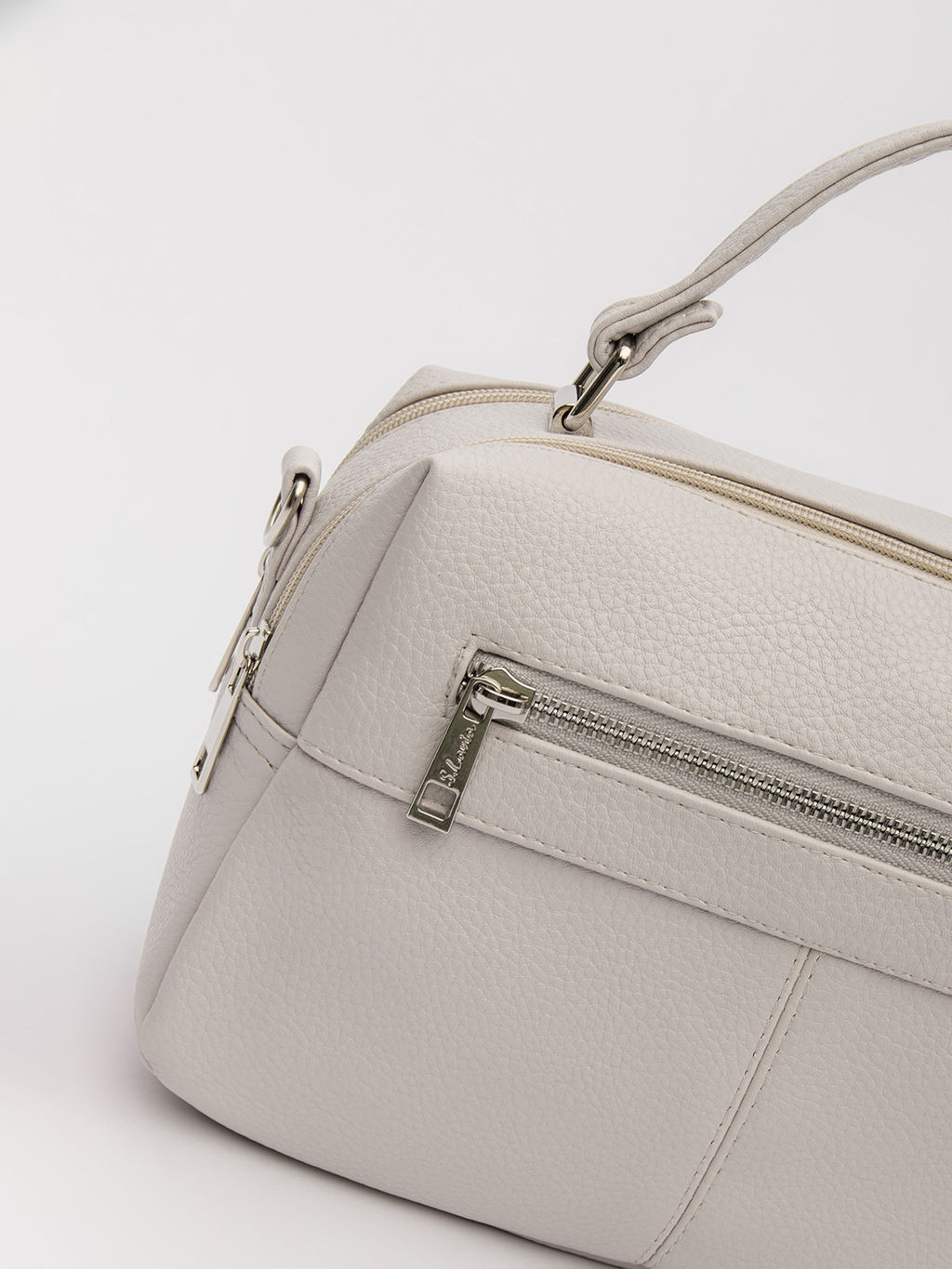 Светло-бежевый саквояж S.Lavia  фото 18