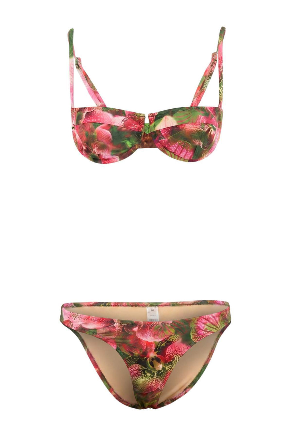 Soyut _i_ek Desenli Balconette Kapl_ D___k Bel Regular Bikini Tak_m_ TBESS26BT00118 - Trendyolmilla фото 4
