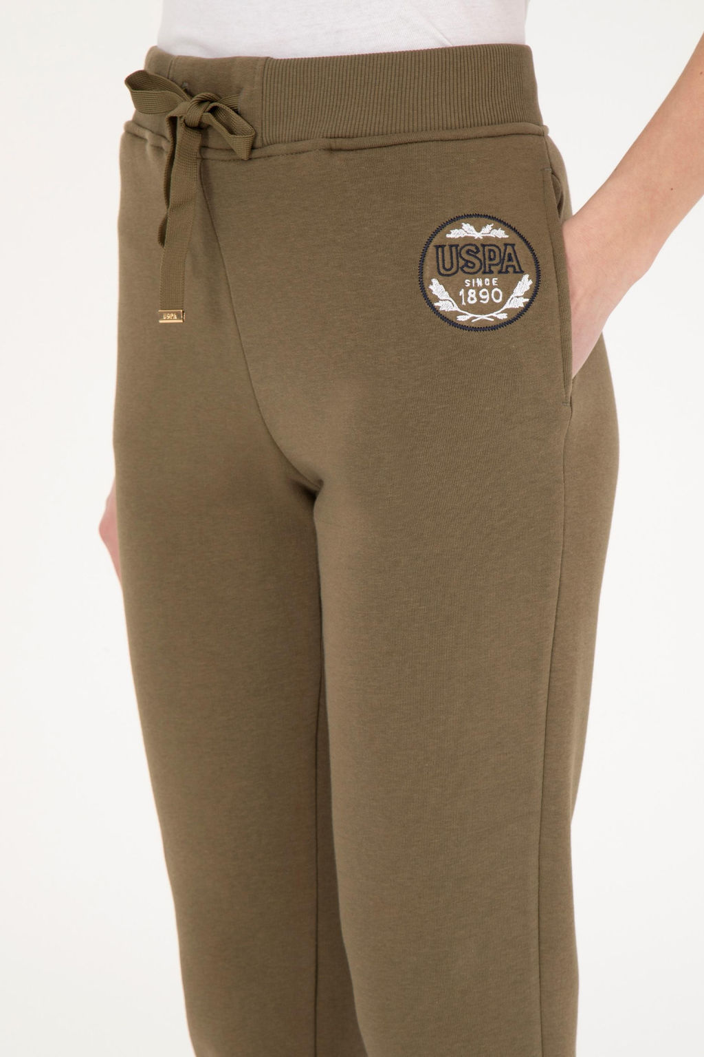 Женские спортивные штаны цвета хаки Неожиданная скидка в корзине - U.s. polo assn фото 7