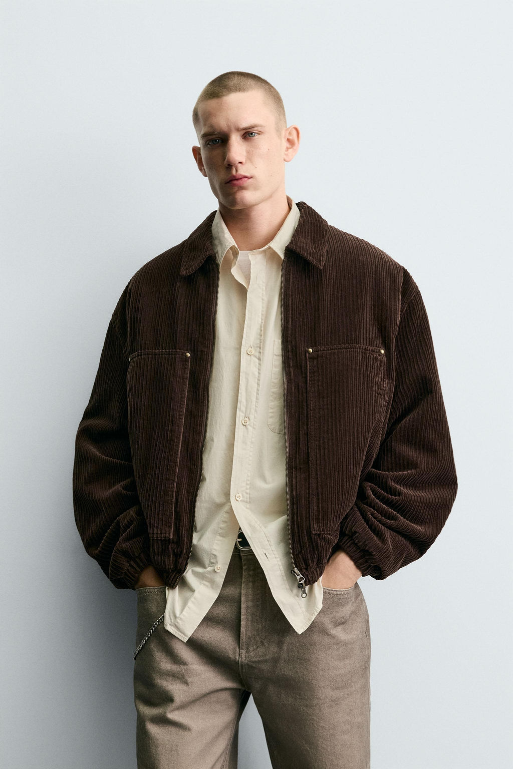 QUILTED CORDUROY JACKET