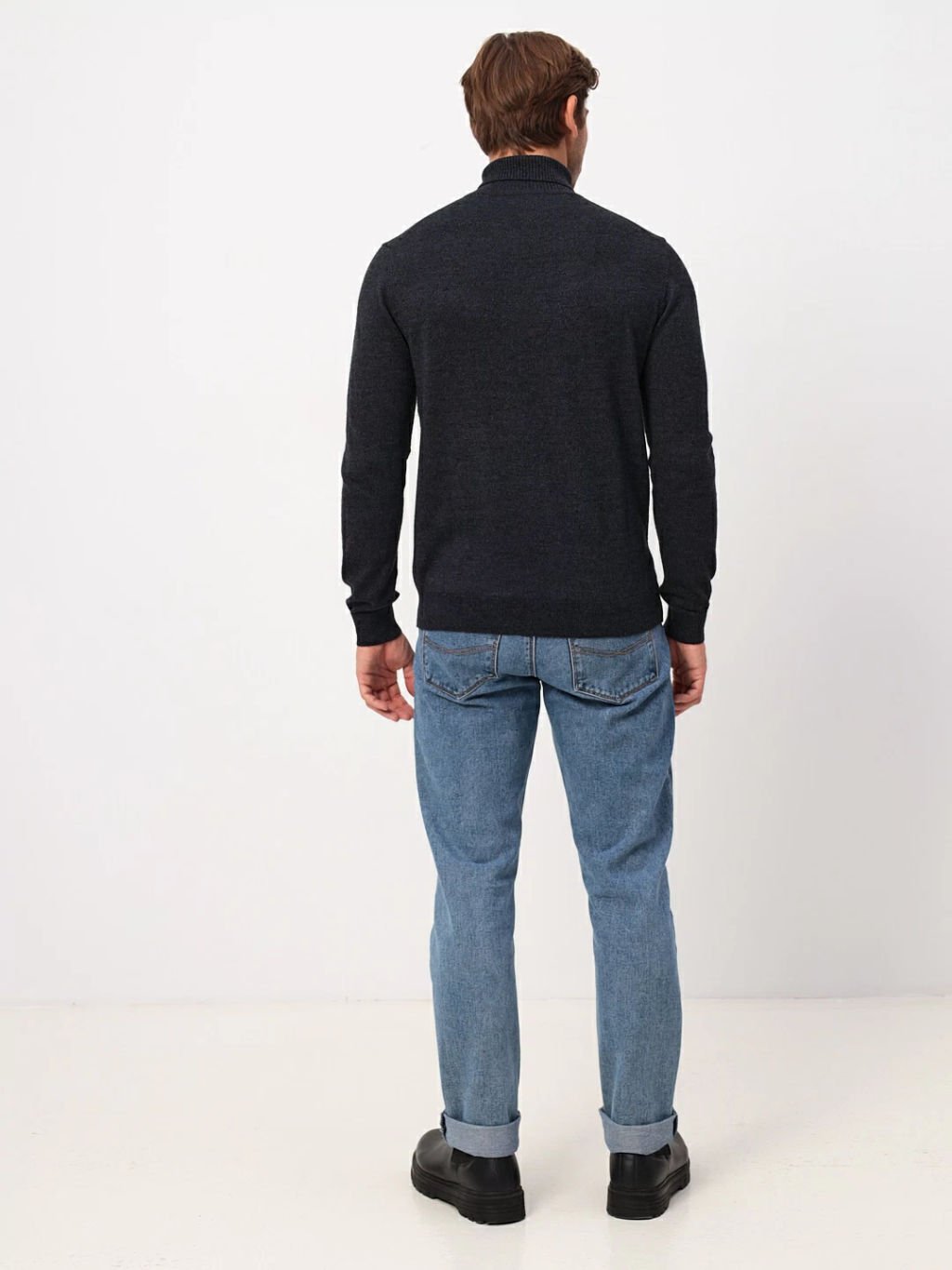 Джемпер мужской GREG G123-DA601 серый/черный