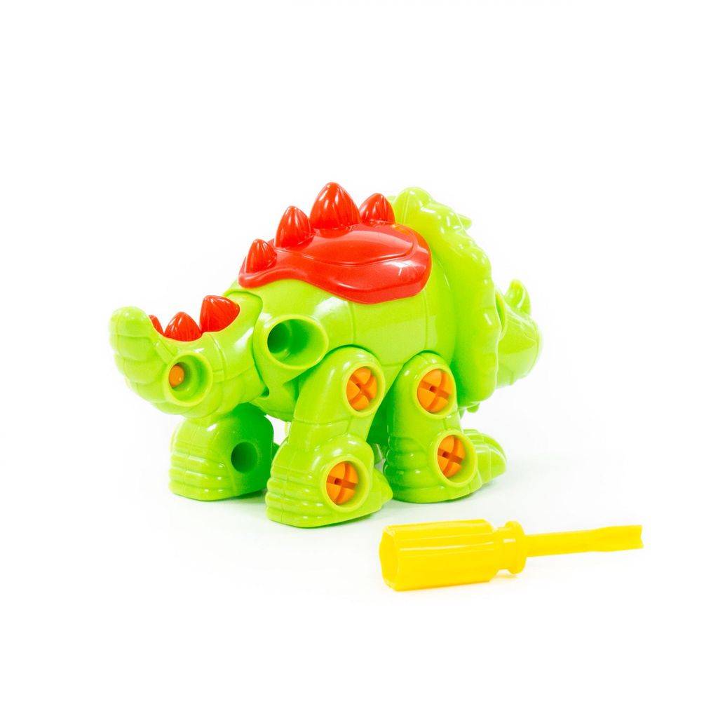 Конструктор-динозавр Трицератопс (32 элементов) (в пакете) - Полесье фото 4