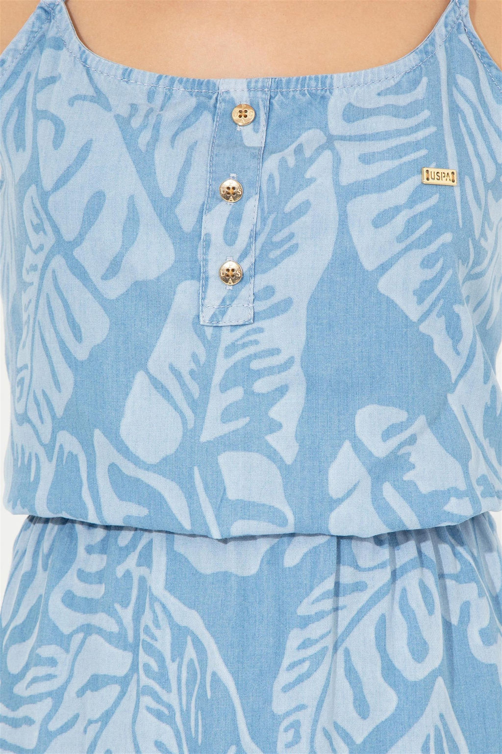 Kad_n A__k Mavi Jean Elbise - U.s. polo assn фото 6