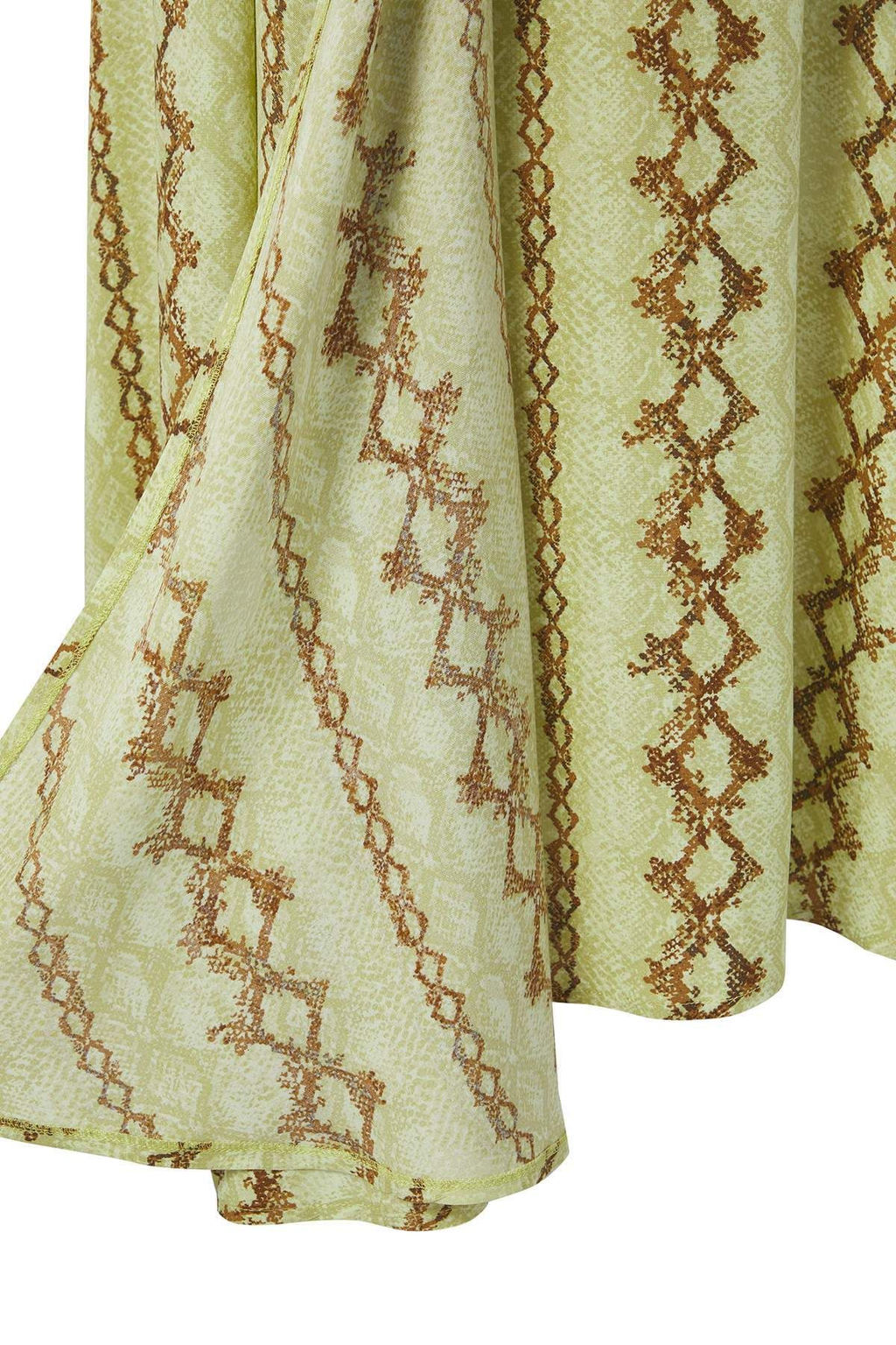 Trendyolmilla Cok Renkli Asimetrik Y?rtmacl? Uzun/Maxi Viskon Etek TWOSS25ET00183 фото 7