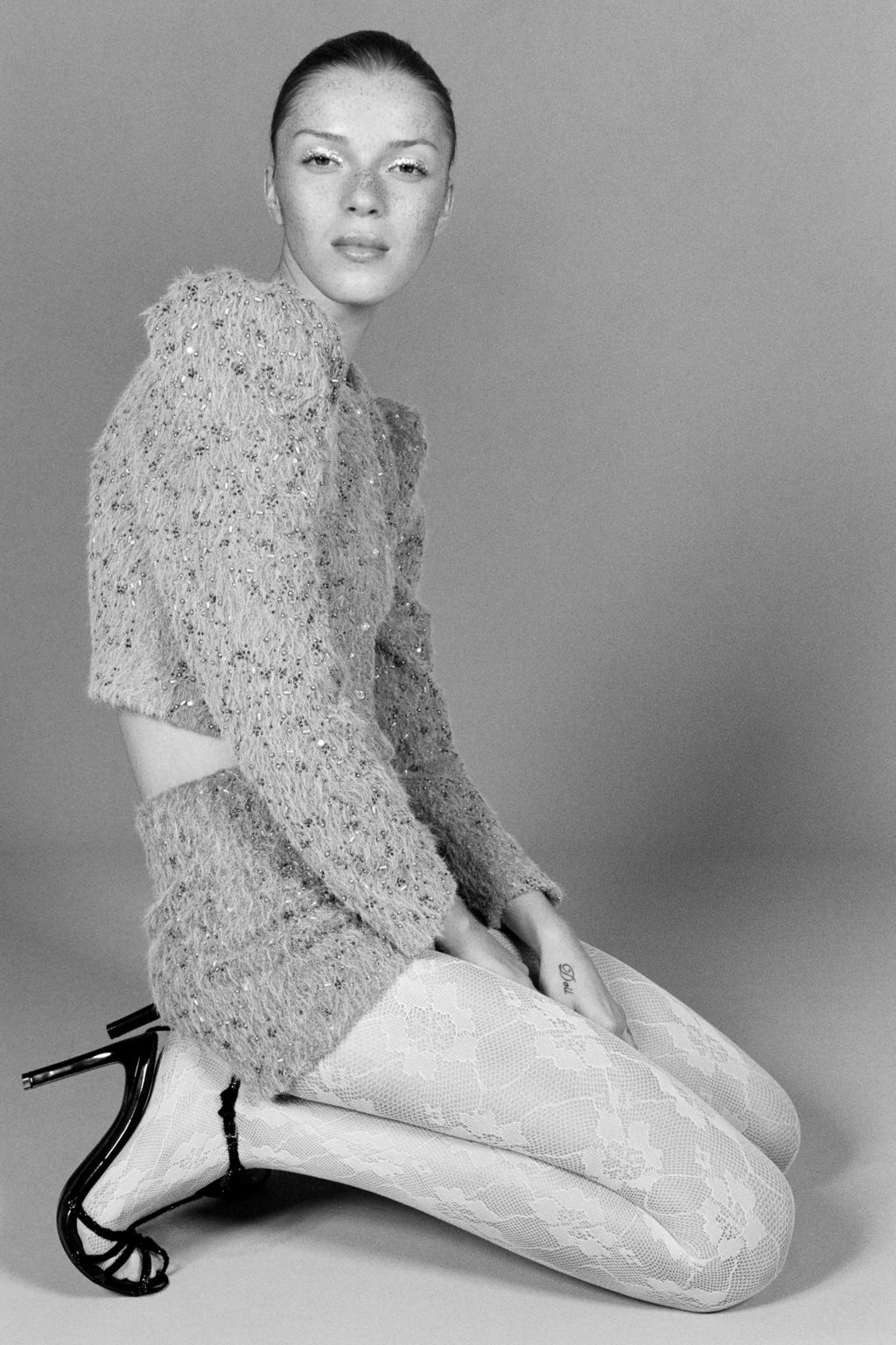 BEADED SHEEPSKIN JACKET - Zara фото 3