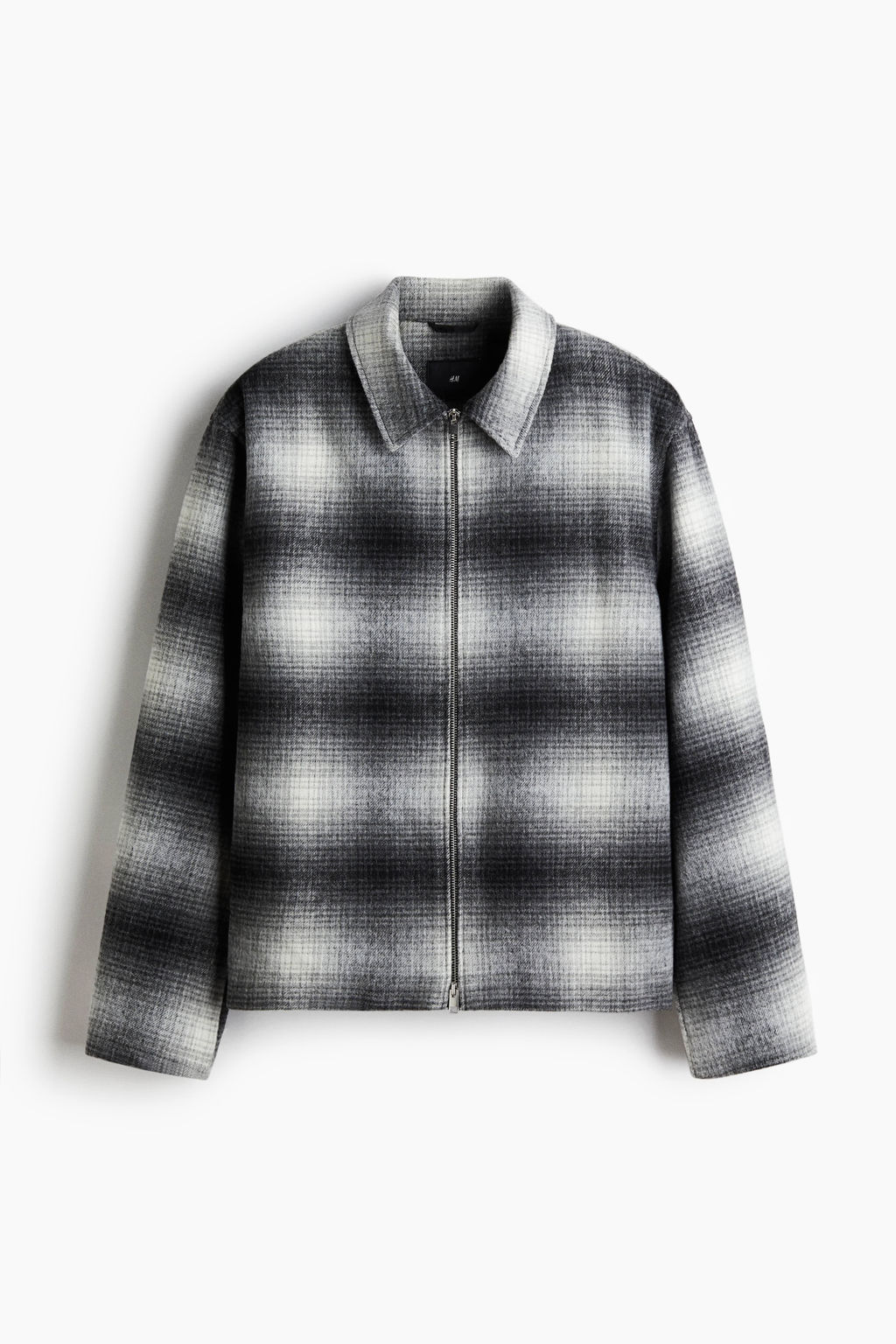 Sobrecamisa en mezcla de lana Regular Fit