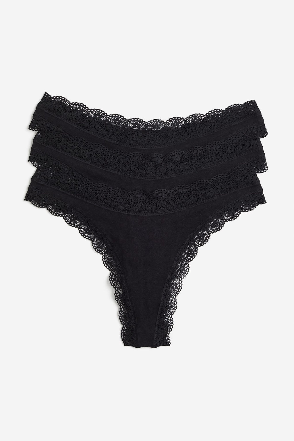 Pack de 3 bragas Thong de algodon - H&m фото 2
