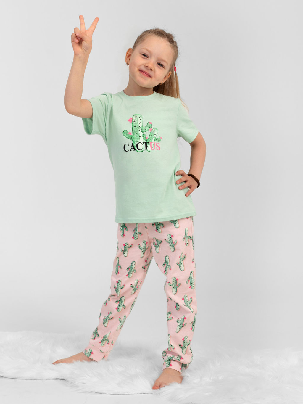 Костюм детский кулирка с брюками СМАК КАКТУС - Domtrik фото 8