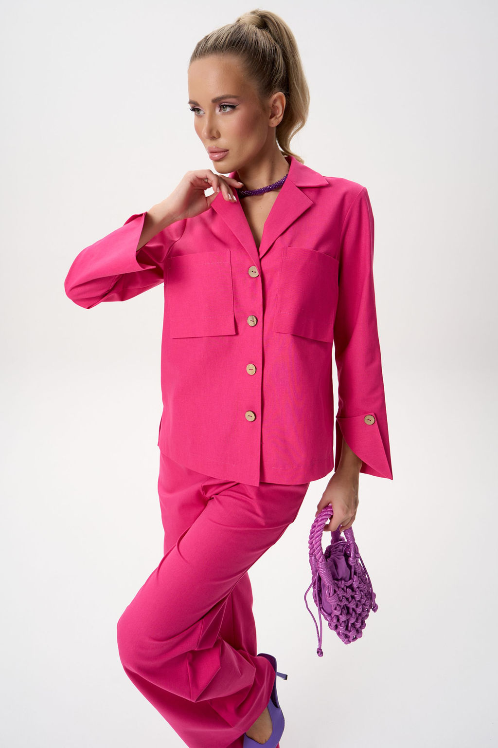 Жакет Яркое лето (фуксия) - Эльза фото 16
