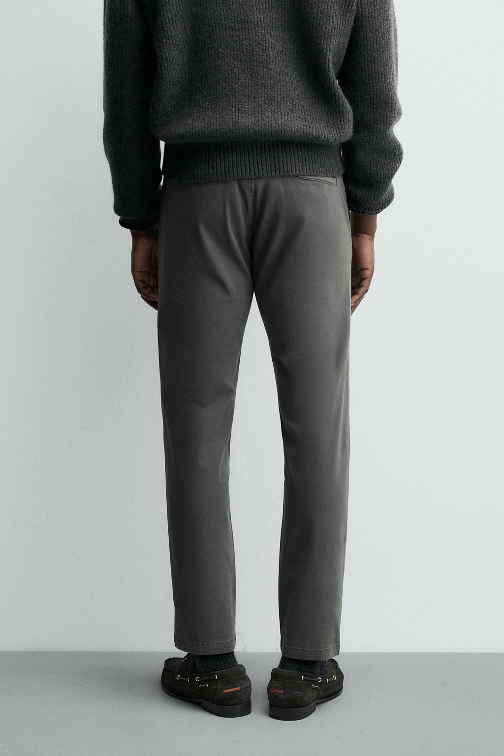 PANTAL?N CHINO SKINNY FIT / Gris antracita - Zara фото 11