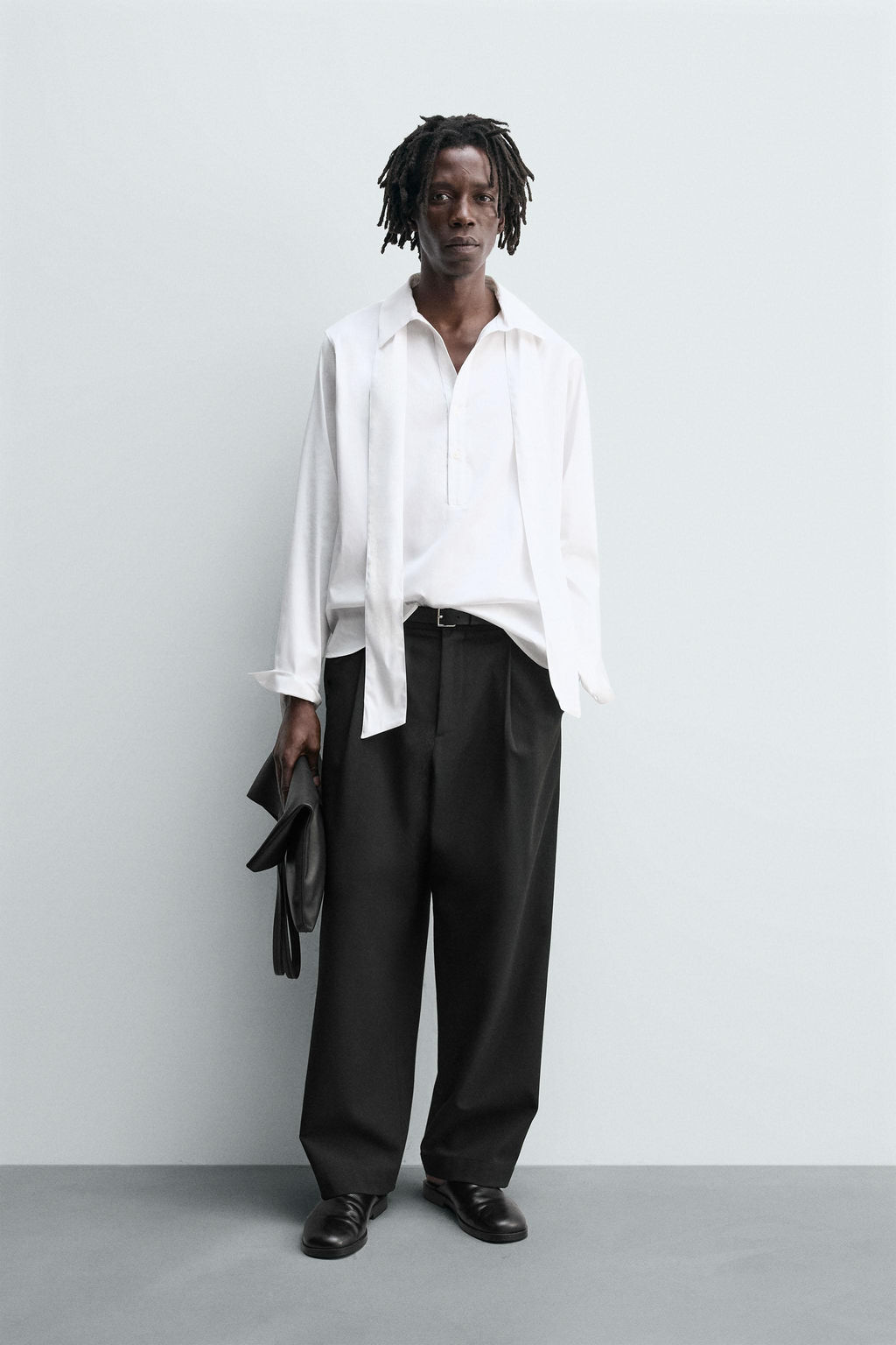 FLOWING SHIRT WITH BOW
