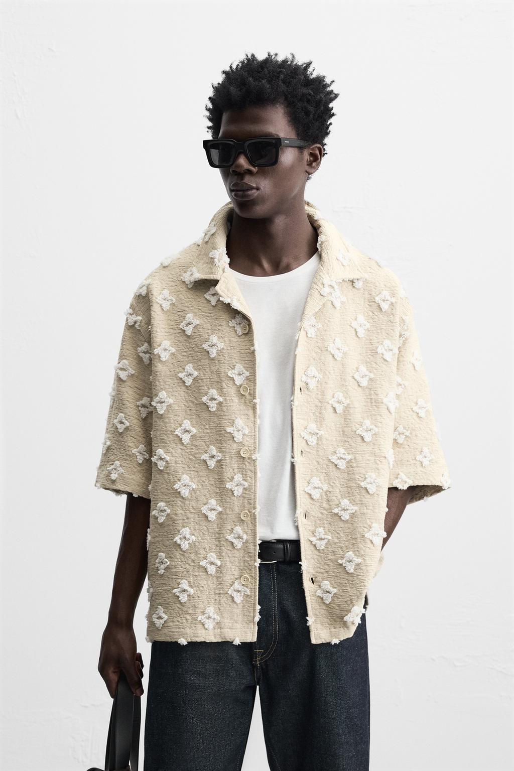 TEXTURED JACQUARD SHIRT - Zara фото 2