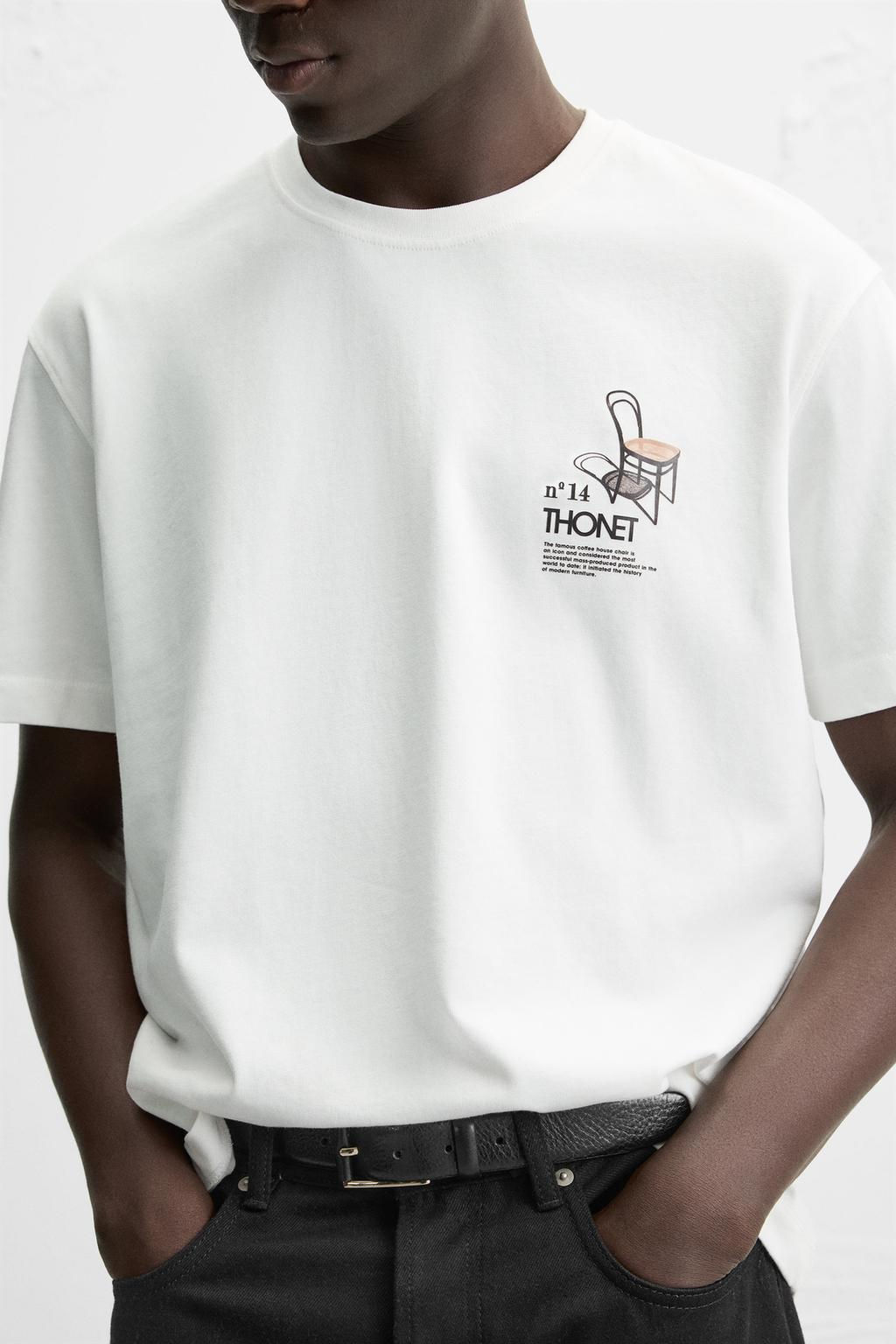 THONET GRAPHIC T-SHIRT - Zara фото 6