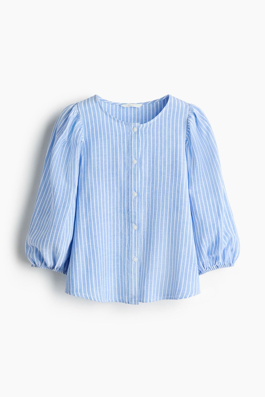 Blusa en mezcla de lino - H&m фото 7