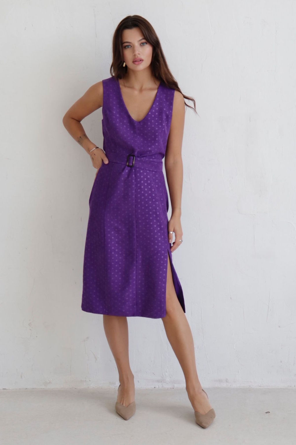 Сарафан базовый с разрезом - Martichelli фото 14