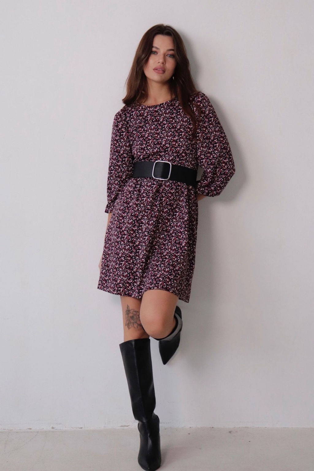 Платье с присборенной юбкой - Martichelli фото 20