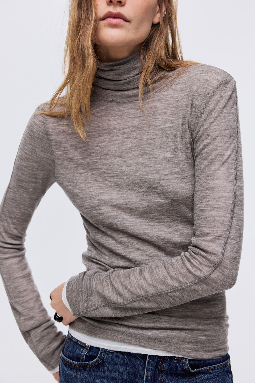 Top de lana con cuello alto - H&m фото 4