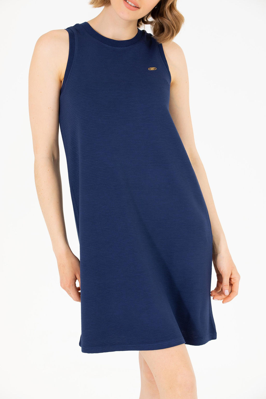 Женское темно-синее вязаное платье - U.s. polo assn фото 6