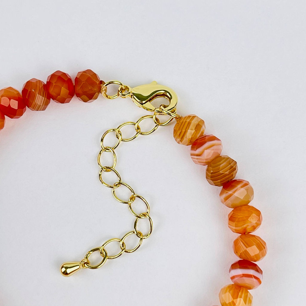 Браслет из Сардоникса 18 см +