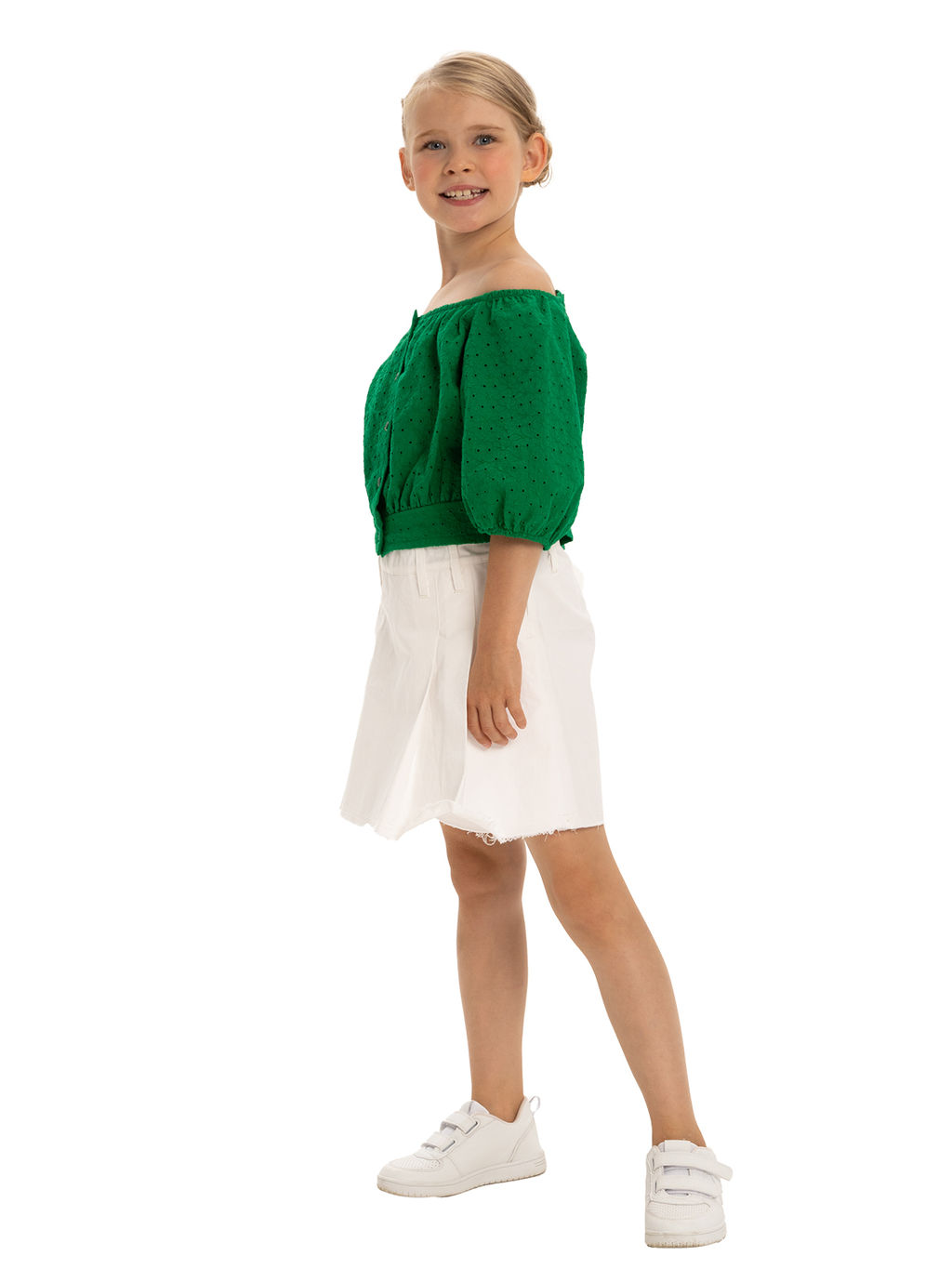 Блузка для девочки О56428 - Карамелли фото 3